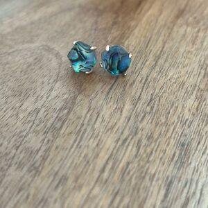 Kendra Scott Elegant Blue and Green Stud Earrings
